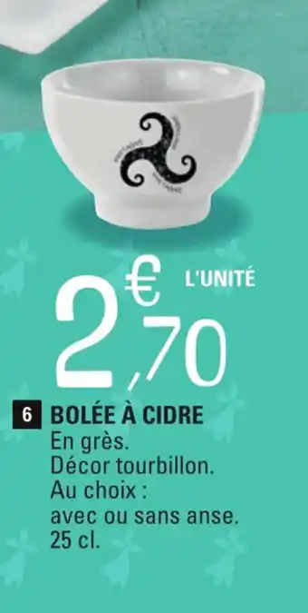E.Leclerc BOLÉE À CIDRE offre