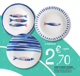 ASSIETTE MODÈLE SEASIDE