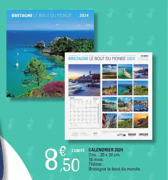 E.Leclerc CALENDRIER 2024 offre