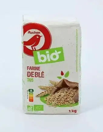 Auchan FARINE DE BLÉ T65 offre