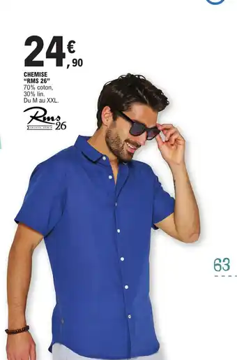 E.Leclerc CHEMISE "RMS 26" offre