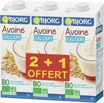 Géant Casino Boisson Avoine Calcium Bio offre