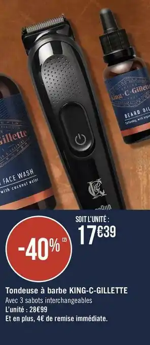 Géant Casino Tondeuse à barbe offre