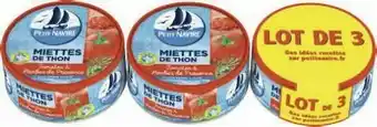 Géant Casino Miettes de thon Tomates & Herbes de Provence offre