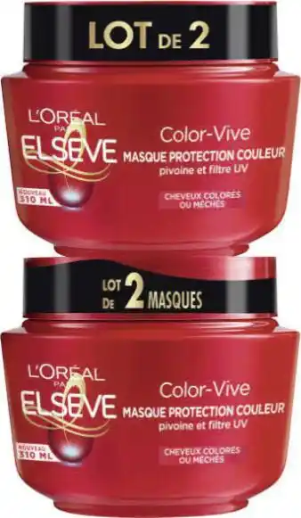 Géant Casino Masque Protection Couleur Color-Vive Elsève offre
