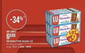 Géant Casino Véritable Petit écolier offre