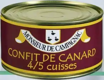Géant Casino Confit de Canard offre
