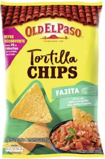Géant Casino Tortilla Chips Fajita offre