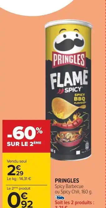 Carrefour PRINGLES Spicy Barbecue offre