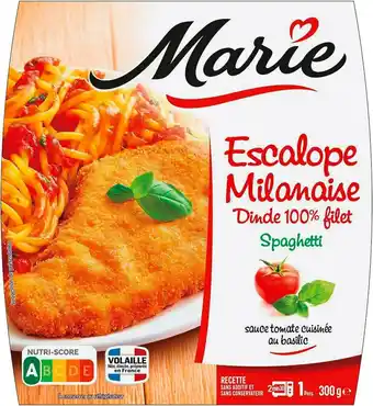 Match Escalope milanaise offre