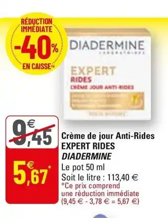 G20 Crème De Jour Anti-Rides offre