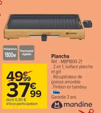 Carrefour Plancha offre