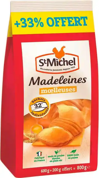 Match Madeleines coquilles offre