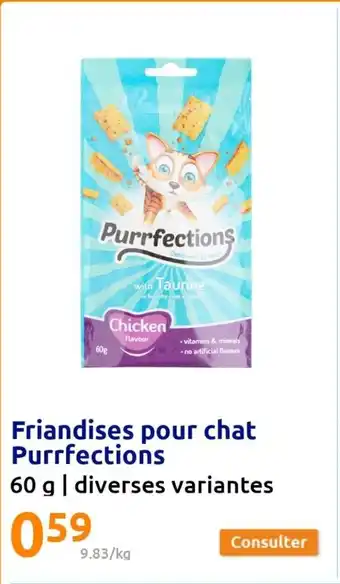 Action Friandises pour chat Purrfections offre