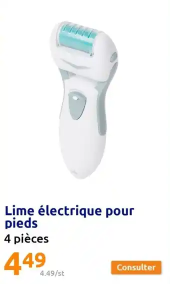 Action Lime électrique pour pieds 4 pièces offre