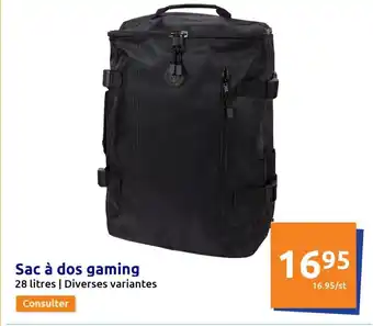 Action Sac à dos gaming 28 litres | Diverses variantes offre
