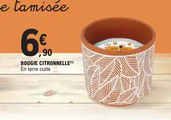 E.Leclerc BOUGIE CITRONNELLE(¹) offre