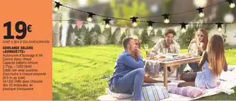 E.Leclerc GUIRLANDE SOLAIRE «GUINGUETTE>> offre