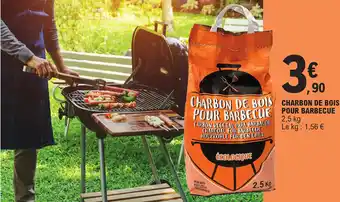 E.Leclerc CHARBON DE BOIS POUR BARBECUE offre
