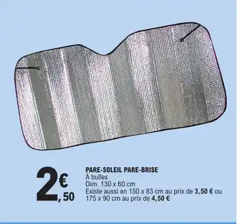 E.Leclerc PARE-SOLEIL PARE-BRISE À bulles offre