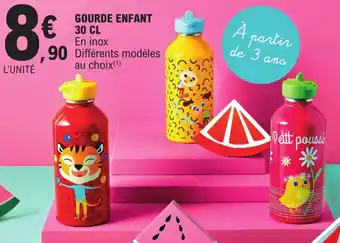 E.Leclerc GOURDE ENFANT 30 cl offre