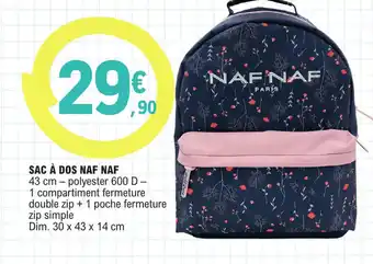 E.Leclerc SAC À DOS NAF NAF offre
