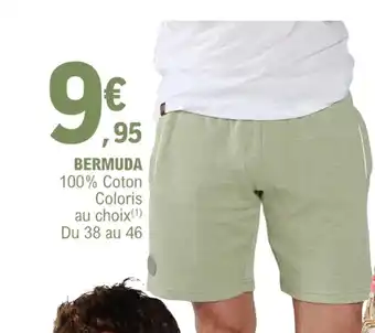 E.Leclerc BERMUDA 100% Coton offre