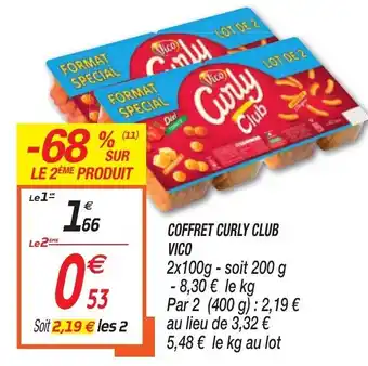 Netto Coffret Curly Club Vico offre