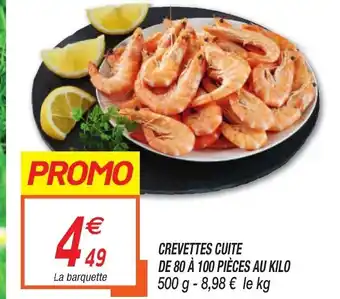 Netto Crevettes Cuite offre