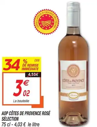 Netto AOP Côtes De Provence Rosé Sélection offre