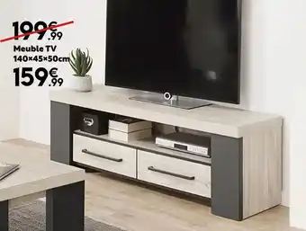 Maxi Bazar Meuble tv 140x45x50cm offre
