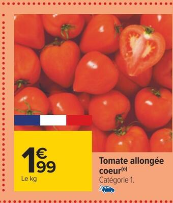Carrefour Tomate allongée coeur offre