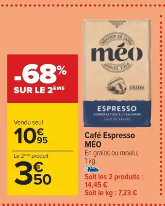 Méo café espresso