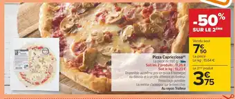 Carrefour Pizza capricciosa offre