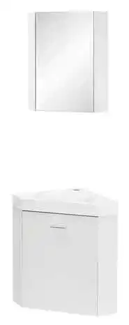 Brico Dépôt Armoire miroir d'angle l.30 x h.50 x p.30 cm offre