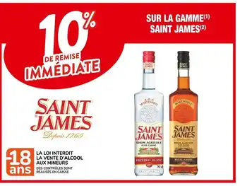 Cora x Carrefour Saint james 10% de remise immediate sur la gamme saint james offre