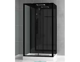 Cabine de douche hydromassante halo l. 115 x l. 90 x h. 220 cm