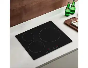 Brico Dépôt Cooke and lewis plaque induction 3 zones slider, puissance maxi : 6600 w offre
