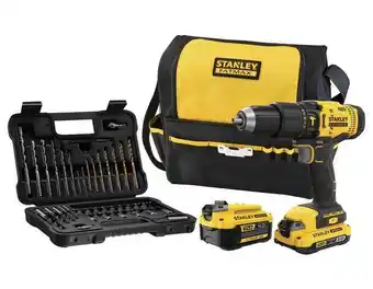 Brico Dépôt Stanley perceuse à percussion 18 v + 2 batteries v20 + 50 accessoires offre