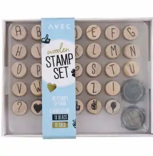 Action Set de cachets en bois offre