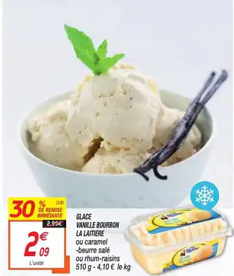 Netto Glace vanille Bourbon La Laitiere offre