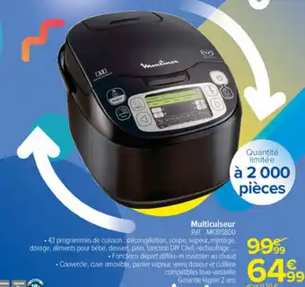 Carrefour Multicuiseur Réf. : MK815800 offre