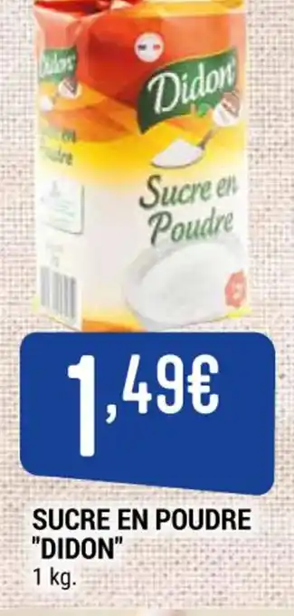 SUCRE EN POUDRE "DIDON"