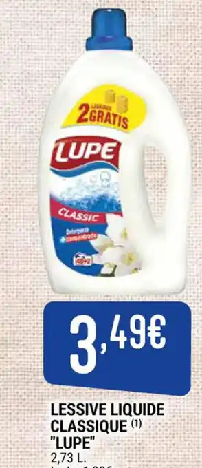 LESSIVE LIQUIDE CLASSIQUE (Âč) "LUPE"