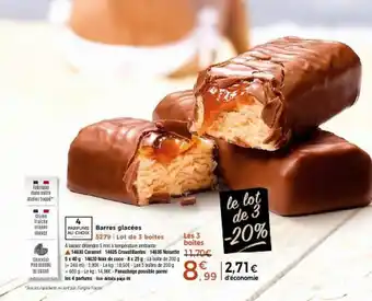 Thiriet Barres Glacees offre