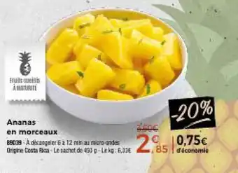 Thiriet Ananas En Morceaux offre
