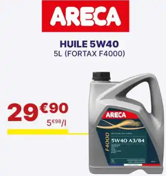 Carter-Cash HUILE 5W40 5L (FORTAX F4000) offre