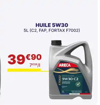 Carter-Cash HUILE 5W30 5L (C2, FAP, FORTAX F7002) offre