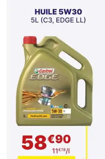 Carter-Cash HUILE 5W30 5L (C3, EDGE LL) offre