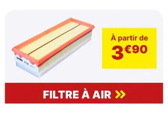 Carter-Cash FILTRE À AIR >> offre